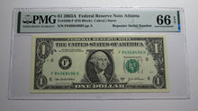 Load image into Gallery viewer, $1 2003A Repeater Serial Number Federal Reserve Currency Bank Note Bill UNC66EPQ