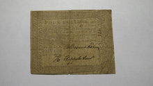 Load image into Gallery viewer, 1773 Four Shillings Pennsylvania PA Colonial Currency Bank Note Bill RARE 4s 