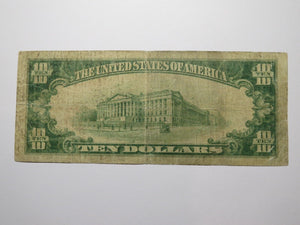 $10 1929 New York City NY National Currency Bank Note Bill #12553 Grace National