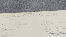 Load image into Gallery viewer, 1957 Detroit Red Wings Hockey Team Signed Promo Poster Gordie Howe Terry Sawchuk