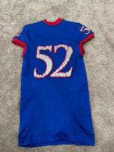 Load image into Gallery viewer, 2021 D.J. Withers Kansas Jayhawks Game Used Worn NCAA ADIDAS Football Jersey