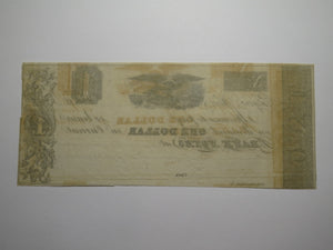 $1 18__ Elyria Ohio OH Obsolete Currency Bank Note Bill Remainder Herman Ely