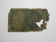 Load image into Gallery viewer, 1874 $.25 Fifth Issue Fractional Currency Obsolete Bank Note Bill 5th Filler