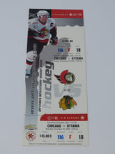 Load image into Gallery viewer, December 23, 2000 Ottawa Senators Chicago Blackhawks NHL Full Hockey Ticket Mint
