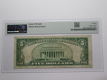 Load image into Gallery viewer, $5 1929 Woodbine New Jersey NJ National Currency Bank Note Bill Ch. #12977 VF20