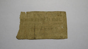 $.10 1861 Raleigh North Carolina Obsolete Currency Bank Note Bill Fractional 