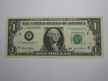 Load image into Gallery viewer, $1 2003 Radar Serial Number Federal Reserve Currency Bank Note Bill UNC 79822897