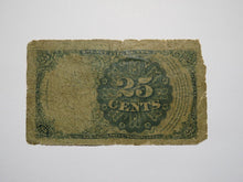 Load image into Gallery viewer, 1874 $.25 Fifth Issue Fractional Currency Obsolete Bank Note Bill 5th About Good