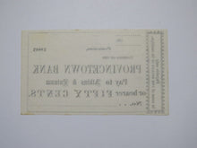 Load image into Gallery viewer, $.50 186_ Provincetown Massachusetts Obsolete Currency Bank Note Bill Province