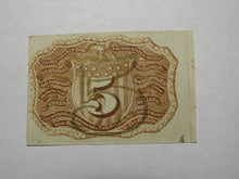Load image into Gallery viewer, 1863 $.05 Second Issue Fractional Currency Obsolete Postage Note AU
