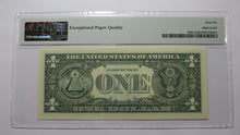 Load image into Gallery viewer, $1 2017 Radar Serial Number Federal Reserve Currency Bank Note Bill PMG UNC66EPQ