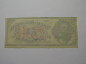 $.50 1870's Poughkeepsie New York Obsolete Currency Note Eastman College
