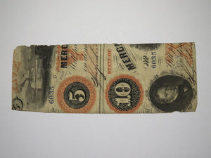 $2 1864 Savannah Georgia GA Obsolete Currency Bank Note Bill Mechanics Savings