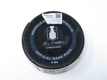 Load image into Gallery viewer, 2022 Los Angeles Kings Edmonton Oilers Game 6 Playoff Game Used Puck McDavid 3 P