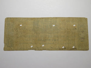 $1 1861 Petersburg Virginia VA Obsolete Currency Bank Note Bill City of Peters
