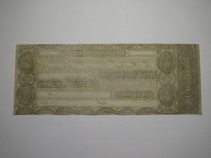 $5 18__ Windsor Vermont VT Obsolete Currency Bank Note Bill Remainder Rare UNC+