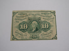 Load image into Gallery viewer, 1863 $.10 First Issue Fractional Currency Obsolete Bank Note Bill! 1st AU