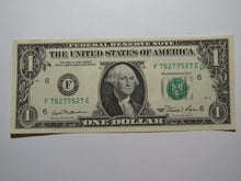 Load image into Gallery viewer, $1 1981 Repeater Serial Number Federal Reserve Currency Bank Note Bill #75277527