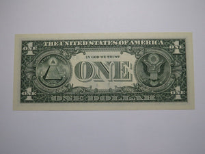 $1 2021 Radar Serial Number Federal Reserve Currency Bank Note Bill UNC 94688649