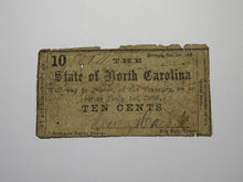 Load image into Gallery viewer, $.10 1861 Raleigh North Carolina Obsolete Currency Bank Note Bill State of NC