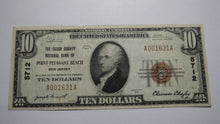 Load image into Gallery viewer, $10 1929 Point Pleasant Beach New Jersey NJ National Currency Bank Note Bill Pt.