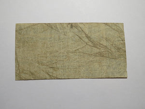 $.50 1864 Savannah Georgia GA Obsolete Currency Bank Note Bill Mechanics Savings