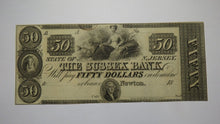 Load image into Gallery viewer, $50 18__ Newton New Jersey NJ Obsolete Currency Bank Note Bill Remainder UNC+++