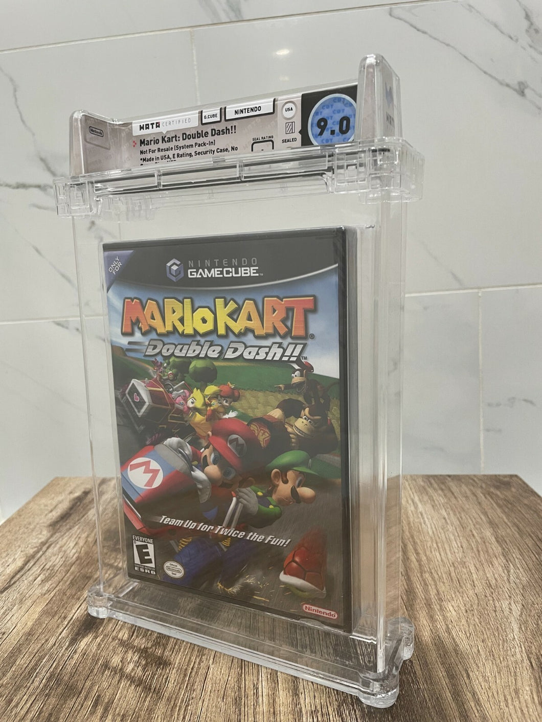 Mario Kart Double Dash!! Nintendo Gamecube Factory Sealed Video Game Wata 9.0 A!