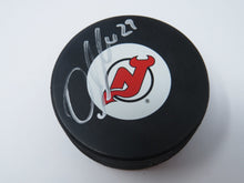 Load image into Gallery viewer, Olivier Magnan Autographed Signed New Jersey Devils InGlasCo Hockey Puck