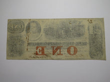 Load image into Gallery viewer, $1 1862 Charleston South Carolina SC Obsolete Currency Bank Note Bill Bank of SC