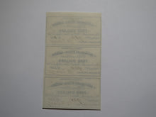 Load image into Gallery viewer, $4 1861 Confederate Bond Coupon Certificate Uncut Sheet Currency Bank Note Bill