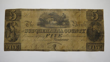 Load image into Gallery viewer, $5 1847 Montrose Pennsylvania PA Obsolete Currency Bank Note Bill Susquehanna