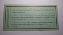 Load image into Gallery viewer, $10 1915 Kelvin-Sultana Copper Company Ore Production Obsolete Currency Note