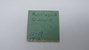 February 27, 1972 New York Rangers Vs St. Louis Blues NHL Hockey Ticket Stub