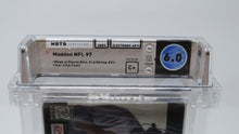 Load image into Gallery viewer, Madden &#39;97 NFL Football Super Nintendo Factory Sealed Video Game Wata Graded 