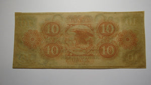 $10 18__ New Orleans Louisiana LA Obsolete Currency Bank Note Bill! Canal UNC++