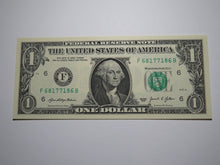 Load image into Gallery viewer, $1 2021 Radar Serial Number Federal Reserve Currency Bank Note Bill UNC 68177186