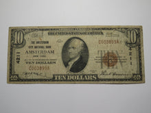 Load image into Gallery viewer, $10 1929 Amsterdam New York NY National Currency Bank Note Bill Charter #4211