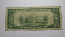 Load image into Gallery viewer, $20 1929 Marlboro New York NY National Currency Bank Note Bill Ch. #8834 FINE