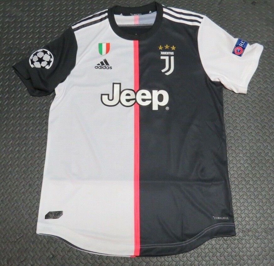 2019-20 Danilo Juventus Match Used Worn UEFA Champions Soccer Shirt! Game Jersey