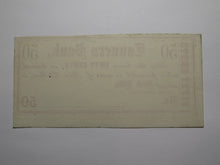 Load image into Gallery viewer, $.50 1862 Catskill New York NY Obsolete Currency Note Bill Tanners Bank UNC++