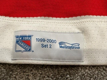 Load image into Gallery viewer, 1999-00 Jason Dawe New York Rangers Game Used Worn NHL Hockey Jersey 2000 Patch