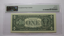 Load image into Gallery viewer, $1 2017 Radar Serial Number Federal Reserve Currency Bank Note Bill PMG UNC66EPQ