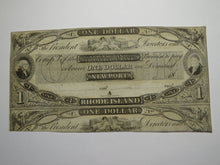 Load image into Gallery viewer, $1 18__ Newport Rhode Island RI Obsolete Currency Bank Note Remainder Bill UNC++