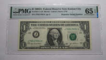 Load image into Gallery viewer, $1 2003 Repeater Serial Number Federal Reserve Currency Bank Note Bill UNC65EPQ