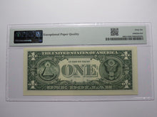 Load image into Gallery viewer, $1 2017 Radar Serial Number Federal Reserve Currency Bank Note Bill PMG UNC66EPQ