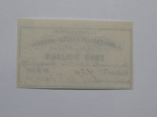 Load image into Gallery viewer, $4 1861 Confederate Bond Coupon Certificate Currency Bank Note Bill UNC