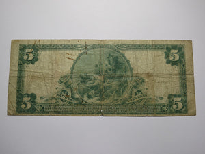 $5 1902 Albuquerque New Mexico NM National Currency Bank Note Bill Ch. #12485