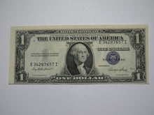 Load image into Gallery viewer, $1 1935 Silver Certificate Shifted Third Error Bank Note Bill Blue Seal AU+