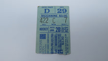 Load image into Gallery viewer, January 20, 1971 New York Rangers Vs. Philadelphia Flyers NHL Hockey Ticket Stub